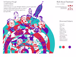  Mural Design and Execution for Inspirational Space