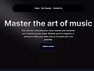 Music School NextJS App