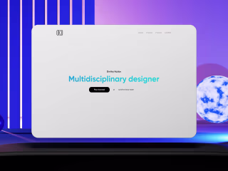 DKD — portfolio website design