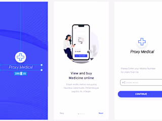 Mobile App UI Design for Pharmacy Application