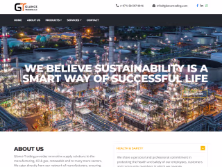 Glance Trading - Website Using HTML, CSS & JavaScript
