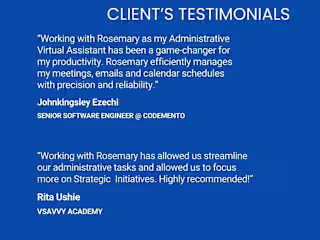 Rosemary Amaechi’s Portfolio