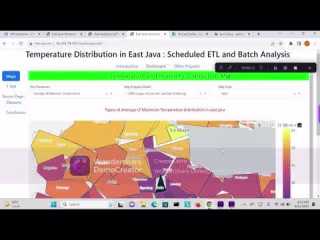 Temperature Distribution Map using Django and Dash