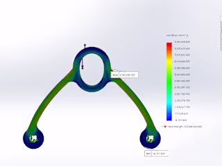 Mounting Bracket Design - Topology Optimization & FEA Validation