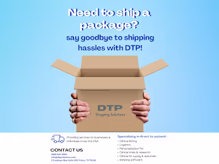 Advertisement Poster DTP Shipping Solutions