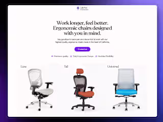 LillyPad Ergonomics: Website design & development
