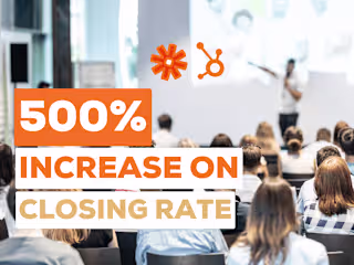 500% Closing Rate increase with Zapier+HubSpot structure