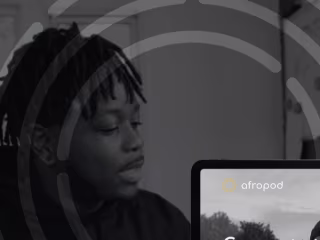 AFROPOD BRAND IDENTITY AND WEB UI