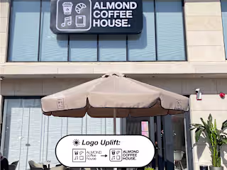 Almond Coffee House Brand Uplift