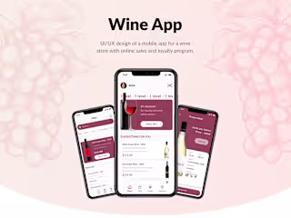Wine app design :: Behance