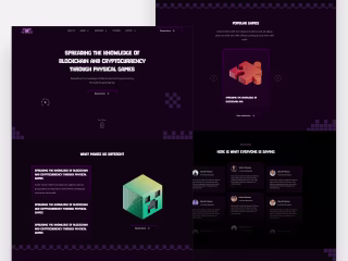 Play2learn Website Design