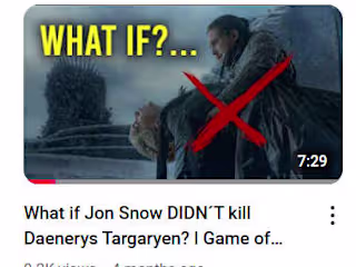 What if Jon Snow DIDN´T kill Daenerys Targaryen? l Game of Thro…