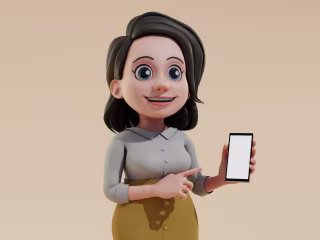 Business Woman 3D Character