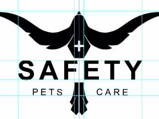 Safety Pet Care Escher Pattern Design & Logo