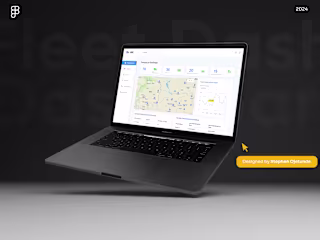 Dashboard for a CRM Fleet Management Software :: Case Study