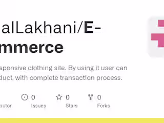 GitHub - SujalLakhani/E-Commerce: It is a responsive clothing s…