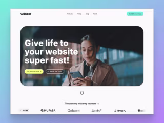 Wonder - Framer Template