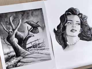 Watercolor paintings