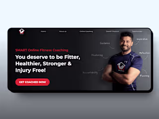 Landing Page - Fitness Consultant 