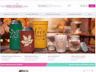 Custom Web Development for ThatWeddingShop - Built with Next.j