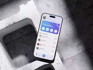 Mobile application design for a fintech platform