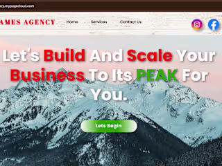 Christmas Season Website Revamping for a Marketing Agency