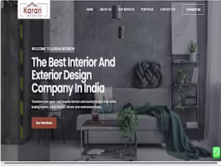 Karan Interior Website Design