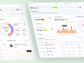 E-Commerce Admin Dashboard Design