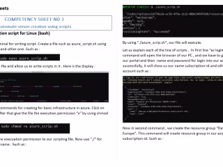 Automation through bash shell scripting