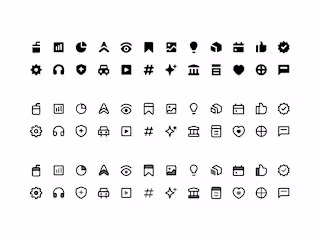 Explore various icon and illustration styles 