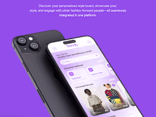 Trendly - Fashion Discovery App UX/UI Concept