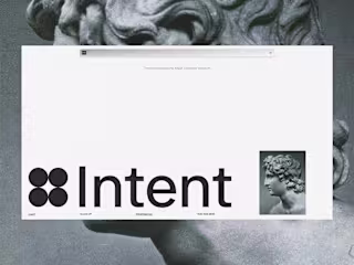 Web design, branding, and UI/UX for Intent