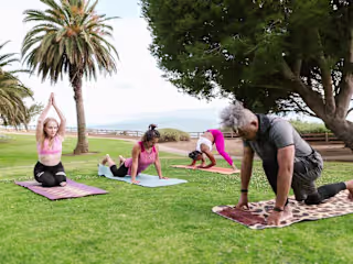 How caregivers can improve their balance with vinyasa yoga