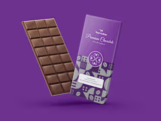 Premium chocolate bar design