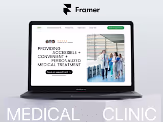 Clean Clinic Web Design & Framer Development