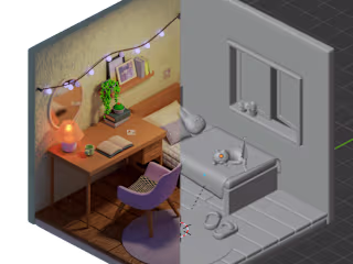 3D Modeling and animation: Maui Room