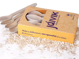 Jaivik Edible Cutlery Branding