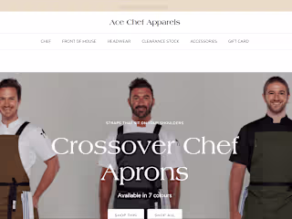 SEO Optimization and Website Maintenance for Ace Chef Apparels