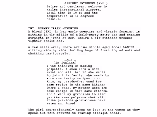 PROOFREADING: Screenwriting