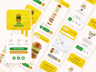 Customize, Arrange And Crunch! One Burger Prototype Using Figma