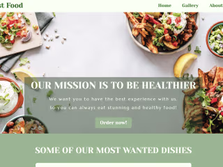 Welcome to Healthiest Food's Nourishing Landing Page