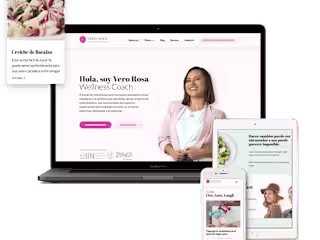 Vero Rosa Wellness Coach | Website Design | Webflow Development