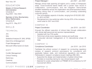 Pharmaceutical Resume
