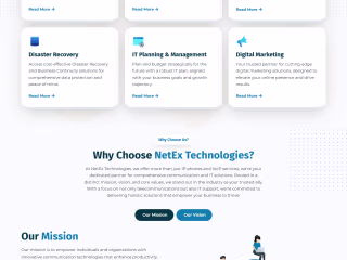 IP Phones and VoIP Services Website (NetEx Technologies)