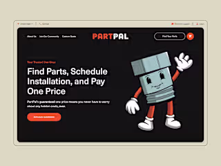PartPal — Website Design