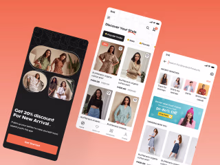 Fashion Shop Mobile App UI Screen