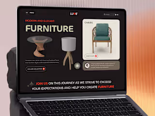 Case Study : LUXE Furniture Website Design
