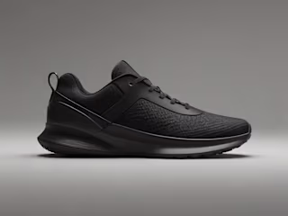 Ultra Sleek Black Performance Trainer 3D Model