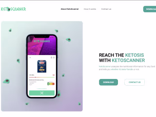 KetoScanner Landing Page