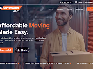 Zeremovals website